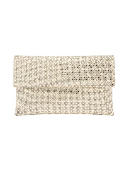 busta donna con strass oro